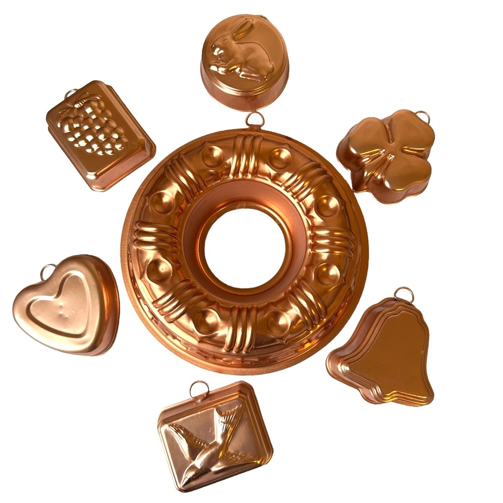 Metal Decorative Kitchen Jello Molds